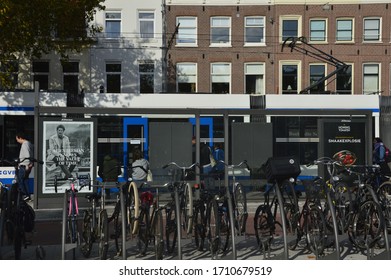 Amsterdam/Netherlands - 10/15/2018: Amsterdam Urban View