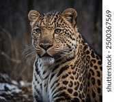 The Amur leopard (Panthera pardus orientalis) is one of the most endangered big cats in the world, native to the temperate forests of the Russian Far East and northeastern China. This elusive and soli