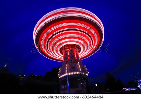 Similar – herbstmesse freiburg II