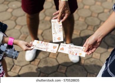 Amusement Park Passage Ticket Aerial View