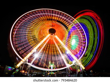 Amusement Part At Night