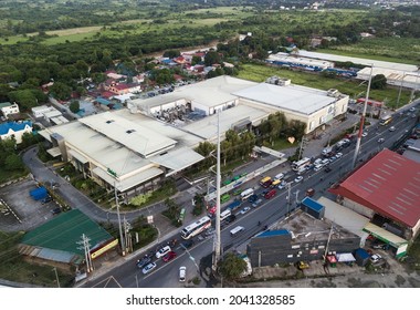 Anabu, Imus, Cavite, Philippines - Sept 2021: Aerial Of The District, An Ayala Mall Around Aguinaldo Highway.