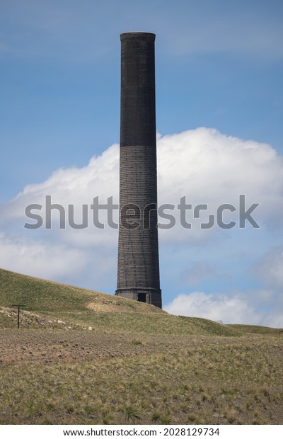 Anaconda Smelting Stack Anaconda Montana Stock Photo 2028129734 ...