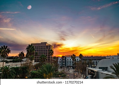 Anaheim, CA / United States - Dec. 9, 2017: Orange County Cityscape