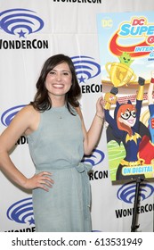 Anais Fairweather Attends DC Super Hero Girls Press Room At Wondercon In Anaheim Convention Center On April 2 2017. 