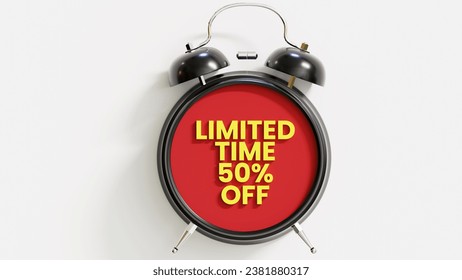 Analog Alarm Clock With Limited Time Offer 50 Percent Off