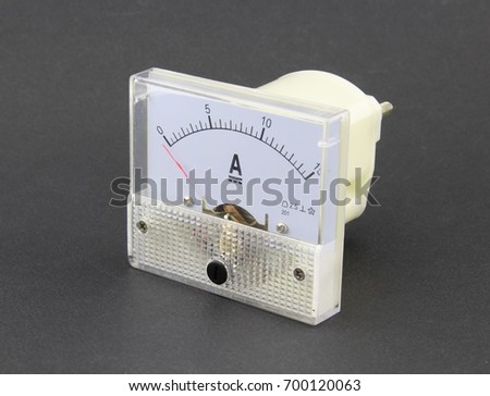 Analog ampere meter