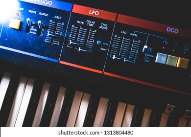 Analog Synthesizer Keyboard