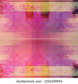 Analog TV Glitch Background Texture. Inspired On The Kind Of Things An Analog Television Did When It Was Experiencing Technical Difficulties.