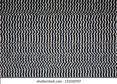 Analog TV Static Distortion