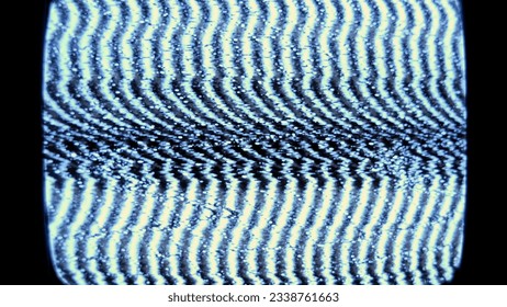 Analog TV Static Distortion Noise