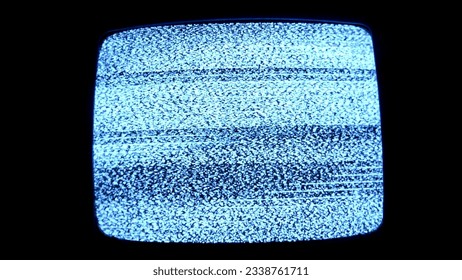 Analog TV Static Distortion Noise