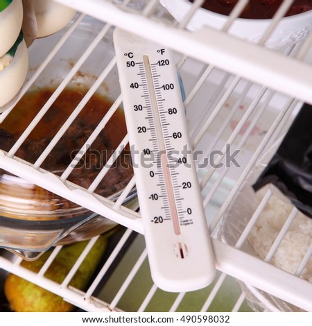 Analogue Thermometer in the Refridgerator