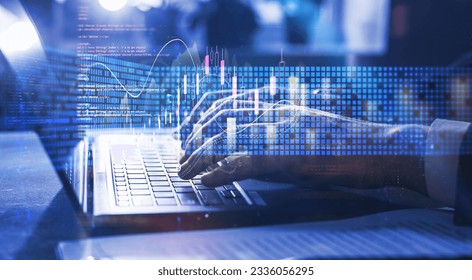 Analysing and visualizing data.Data storage and cyber base programming.Software and Coding concept.
