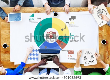 Analysis Analytic Marketing Sharing Graph Diagram Concept