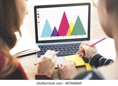 Analysis Business Triangle Chart Concept