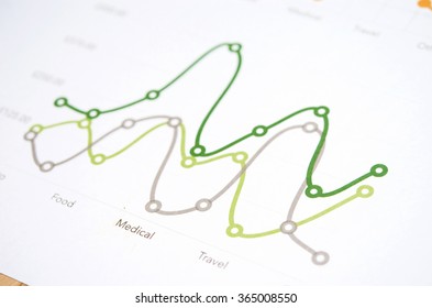 Analysis of data from line graphs. select focus.Business data line graphs analytics accounting and sales with growth and financial statements. - Powered by Shutterstock - Get 15% off with code: PIKWIZARD15