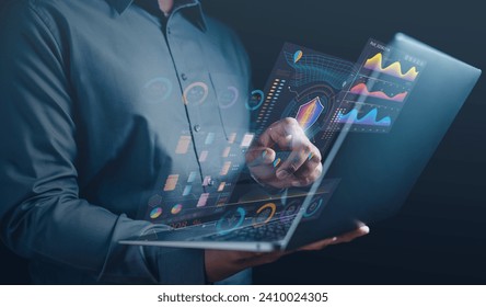 analysis, digital, network, system, ai, graph, innovation, dashboard, performance, intelligence. using big data analysis and cloud technology to collect customer data and display on dashboard HUD.