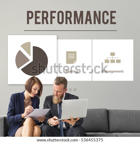 Analysis Growth Progress Perfomance Concept