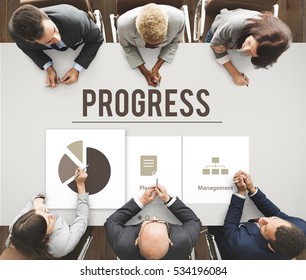 Analysis Growth Progress Performance Concept