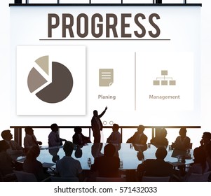 Analysis Growth Progress Performance Concept