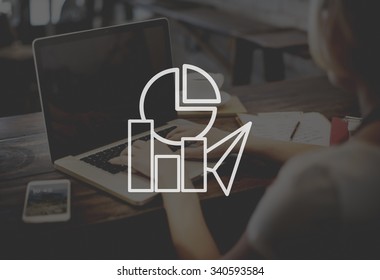 Analysis Pie Chart Bar Graph Report Concept