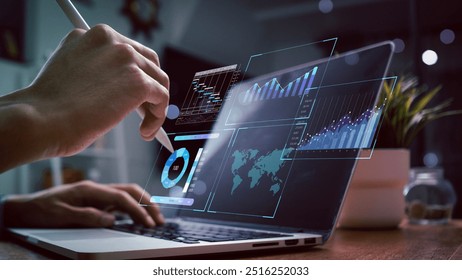Analyst working in Business Analytics and Data Management System to make report with KPI and metrics connected to database. Corporate strategy for finance, operations, sales, marketing.