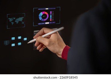 Analytics and Data Management System to make report with KPI and metrics connected to database. Corporate strategy for finance, operations, sales, marketing.