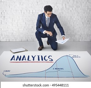 Analytics Report Progress Strategy Concept