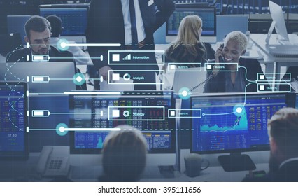 Analytics Report Status Information Analysis Chart Graph Concept