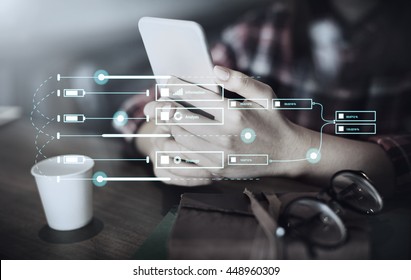 Analytics Report Status Information Analysis Chart Graph Concept