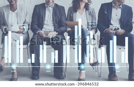 Analytics Report Status Information Analysis Chart Graph Concept