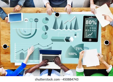 Analytics Statistics Business Progress Analysis Concept