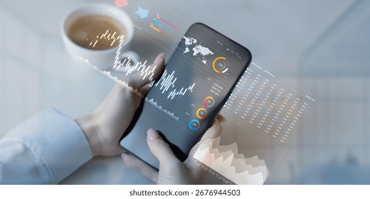 Analyzing Financial Data Trends with Interactive Digital Visualization Tools.