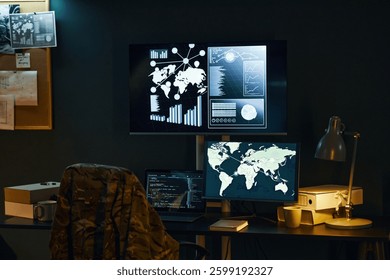 Analyzing Global Data Patterns in Security Operations Room - Powered by Shutterstock - Get 15% off with code: PIKWIZARD15