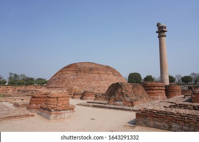 Ananda Stupa Ashoka Pillar Vaishali India Stock Photo 1643291332 ...