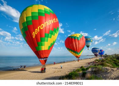 Anapa, Krasnodar, Russia - May 15, 2021: Aeronautics Festival On Anapa Beach