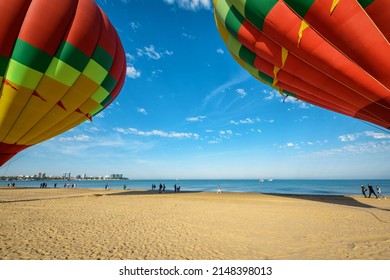 Anapa, Krasnodar, Russia - May 15, 2021: Aeronautics Festival On Anapa Beach