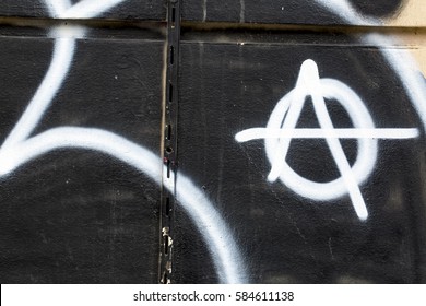 Anarchy Symbol Stock Photo 584611138 