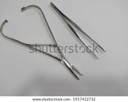 anatomical forceps and needle holder, medical instruments