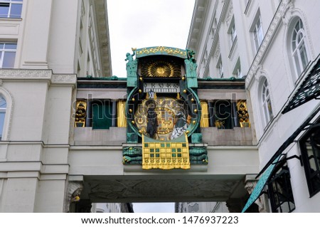 The Anchor Clock in Vienna, Austria features figures of 12 historical figures who parade throughout the day as part of the famous timepiece's display movement.