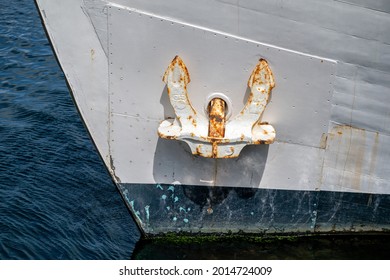 anchor of an oceangoing ship
