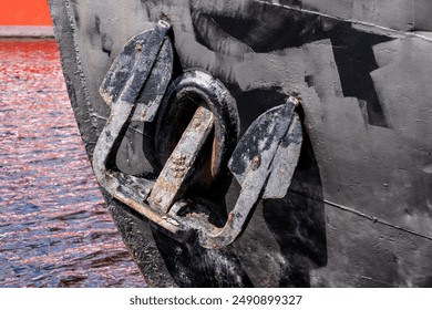 anchor of an oceangoing ship