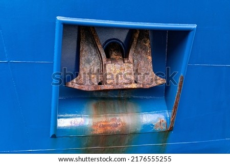 anchor of an oceangoing ship