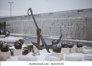 The Anchor at the Seaport in Varna, Bulgaria  - Powered by Shutterstock