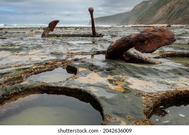 Anchor At Ship Wreck Beach Australia