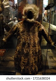 Anchorage, Alaska / USA - 18th October 2018: Traditional Alaskan First Nations' Clothes In Anchorage Museum