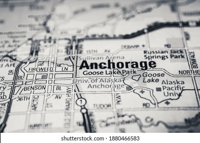 Anchorage On USA Travel Map