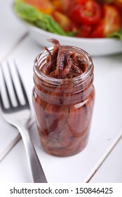 Anchovy Fillets In Glass Jar