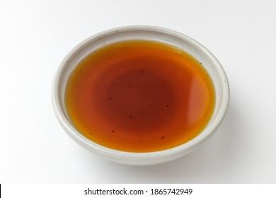 Anchovy Fish Sauce On White Background